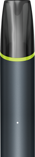 VEEV NOW ULTRA Sour Apple disposable vaping device close up with a light green ring around the mouthpiece
